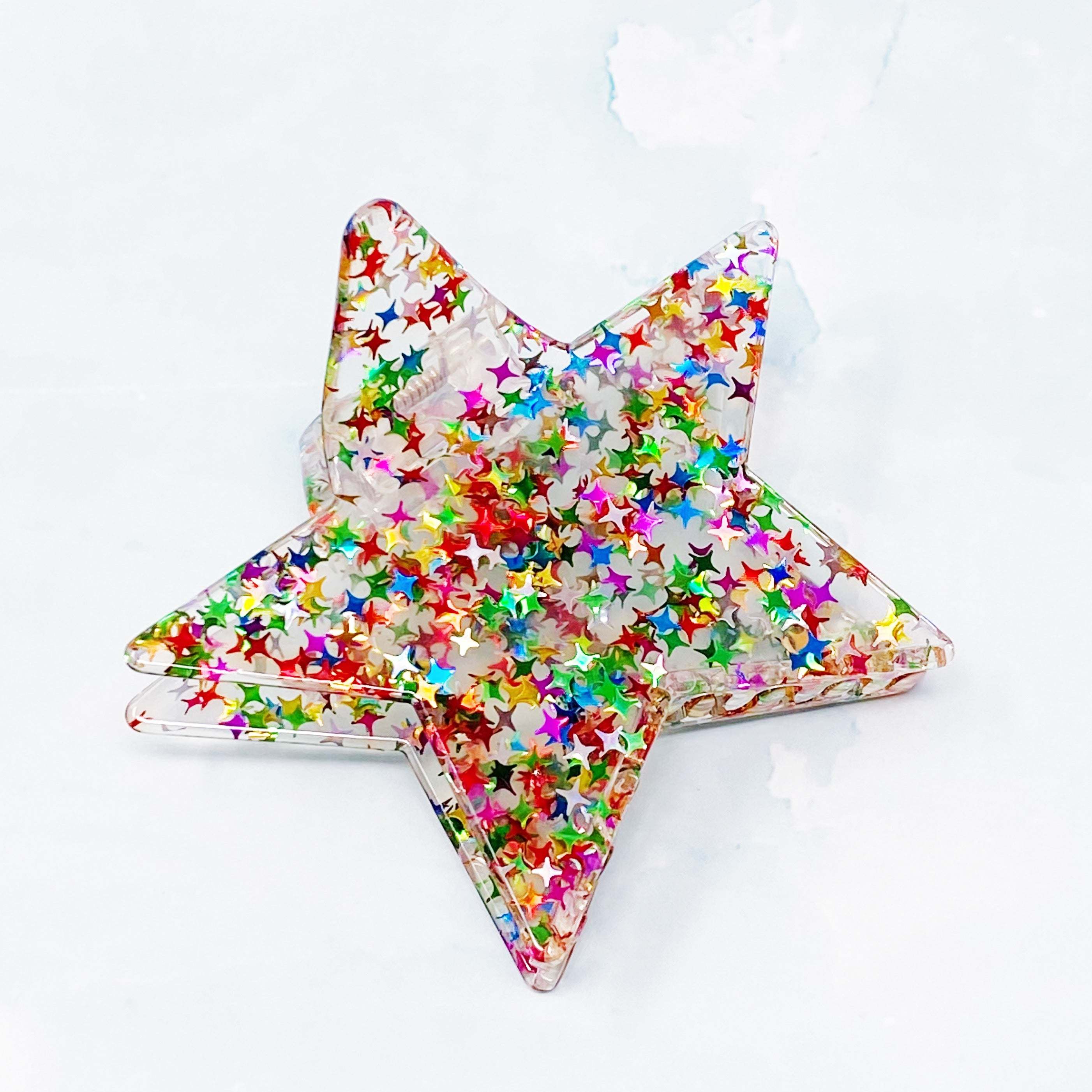 Dipped In Glitter Star Hair Claw