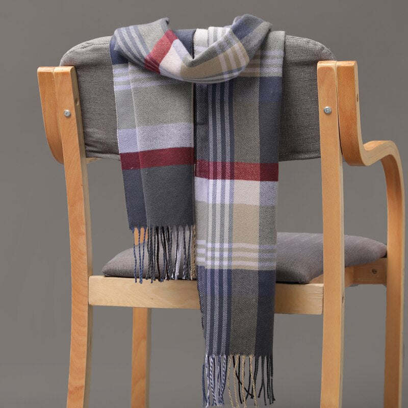 Men girls neckwear Unisex children scarf Autumn winter long thick warm all-match Cashmere shawl pashmina muffler wrap