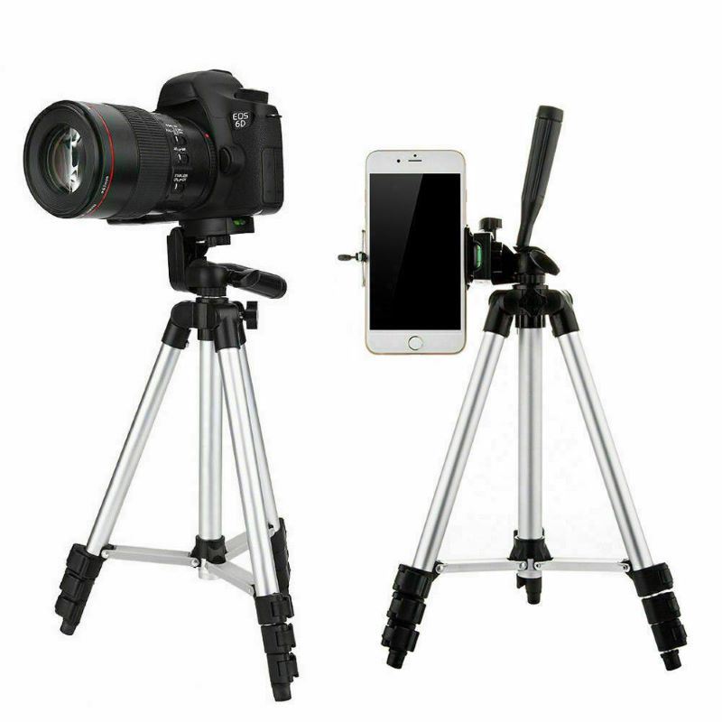Portable Tripod Camera Tripod Stand Holder Mount for Cell Phone