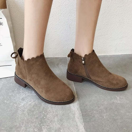 Women's Handmade Ankle Winter Boots