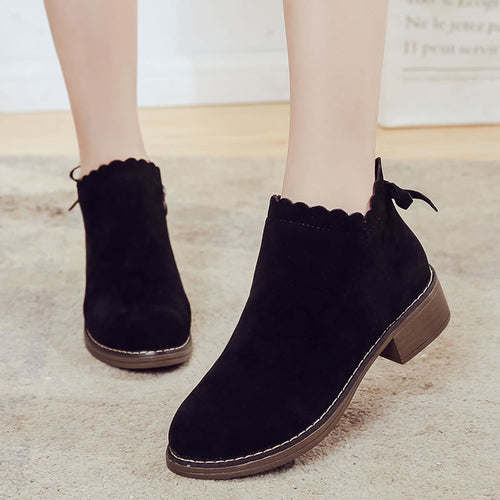 Women's Handmade Ankle Winter Boots