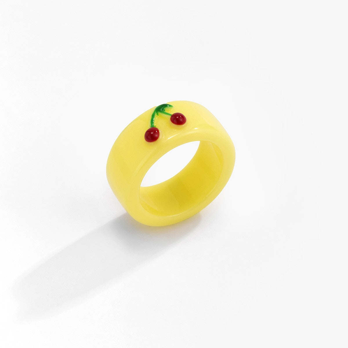 Cartoon Frog Rings for Men Fashion Cute Frog Resin Women Ring Acrylic Animal Band Jewelry Couple Rings