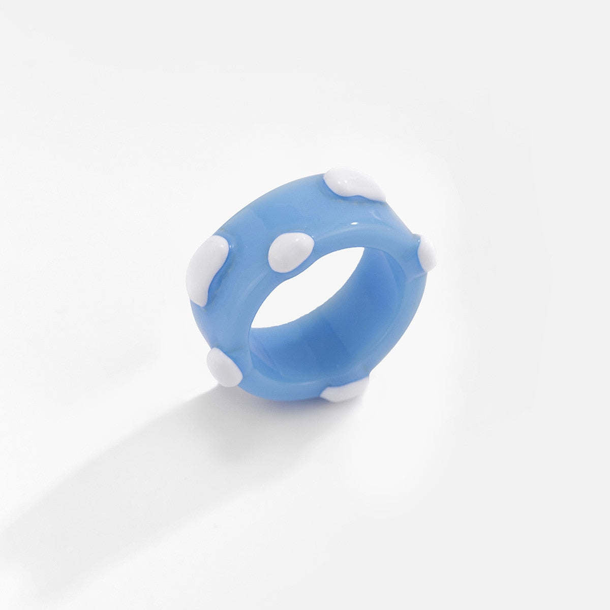 Cartoon Frog Rings for Men Fashion Cute Frog Resin Women Ring Acrylic Animal Band Jewelry Couple Rings