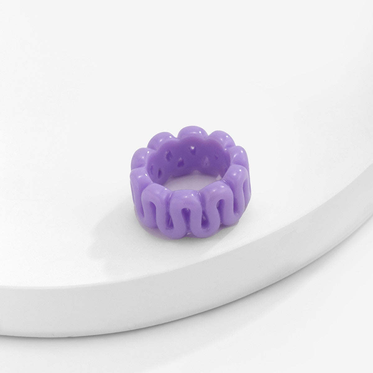 Cartoon Frog Rings for Men Fashion Cute Frog Resin Women Ring Acrylic Animal Band Jewelry Couple Rings