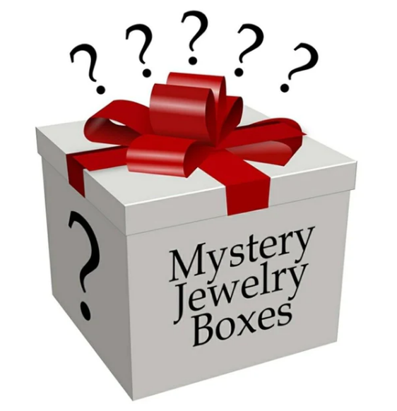 Random Fashion Jewelry Mystery Box Gift Package Surprise Box Different Fashion Pendants And Necklaces, Perfect Gifts