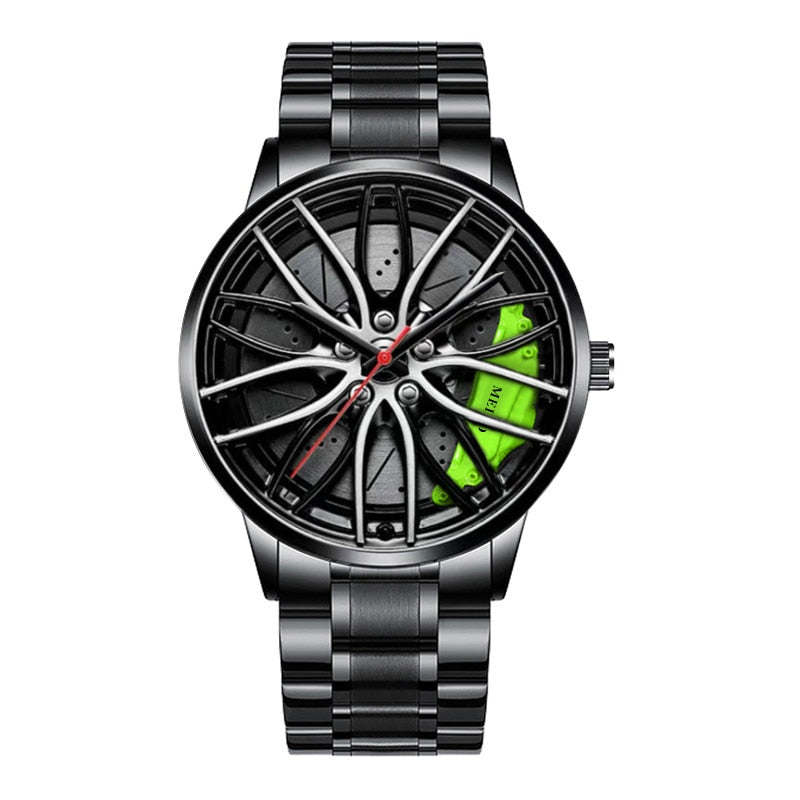 Men's Luxury Watches Sports Car Watches 3D Sport Rim Hub Wheel Wristwatch Car Quartz Men Watches Creative Relogio Masculino