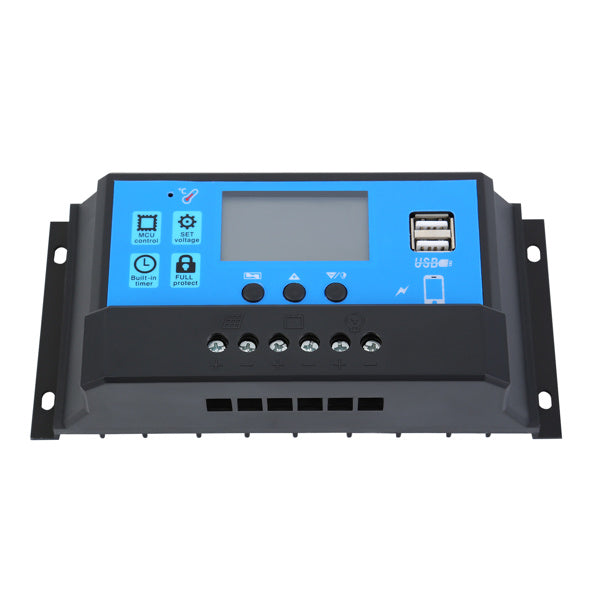 60A 12V/24V PWM Solar Panel Regulator Charge Controller Auto Focus Tracking