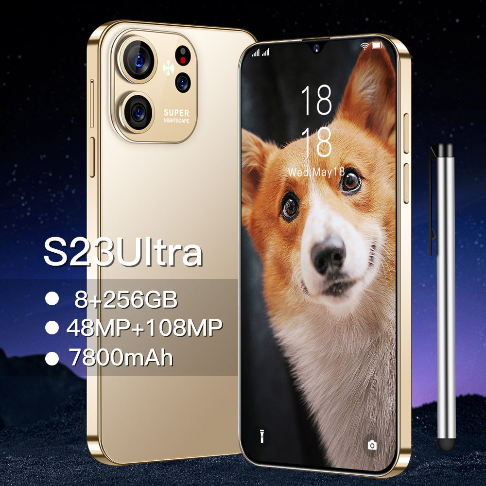 Wholesale Trade Brand New Android Smart Phone S23 Ultra Dual Nano SIM Android Version Ready In Stock