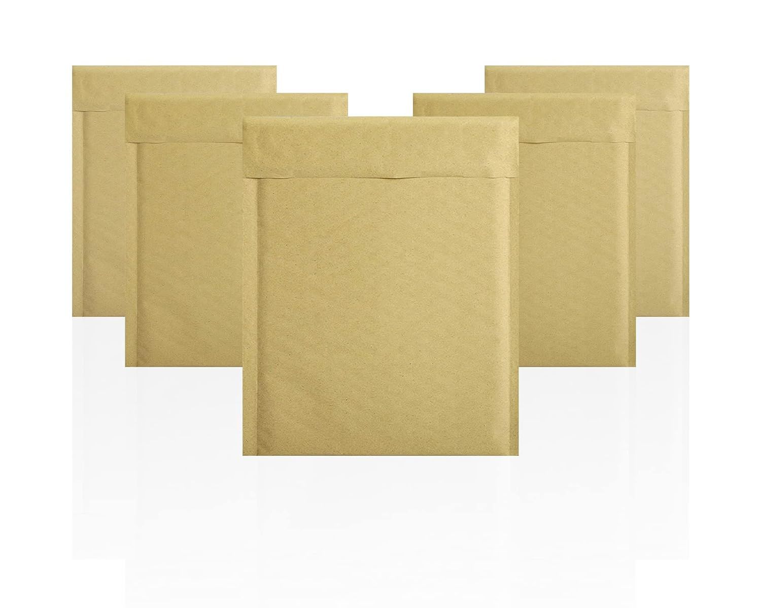 Kraft Bubble Mailer 8.5 x 11 Inch, Pack of 25 Brown Kraft Bubble Mailers with Sturdy Adhesive, Waterproof Padded Mailing Envelopes, Laconic Padded Env