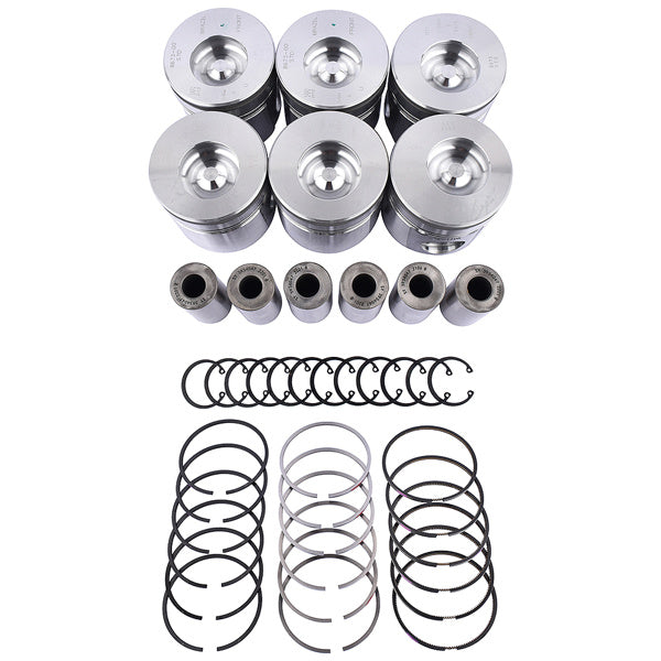 6× STD Standard Pistons Set For Dodge Cummins 6BT 5.9L 12V 1994-1998 3928673