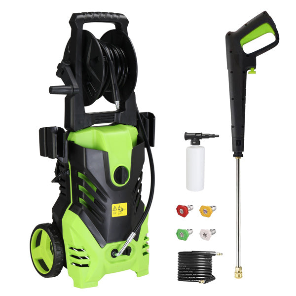 110V,3000PSI 701A 110V,3000PSI,1800W high pressure cleaning machine green