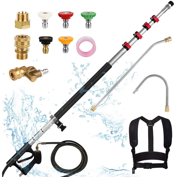 24FT high pressure washer telescopic gun