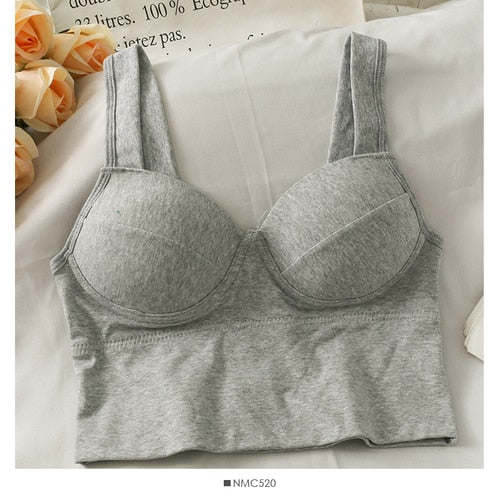 V-neck Halter Sweet Camisole Top 2021 Summer Women Sexy off-Shoulder Solid Color Sleeveless Camis Women's Clothing Tanks Tops