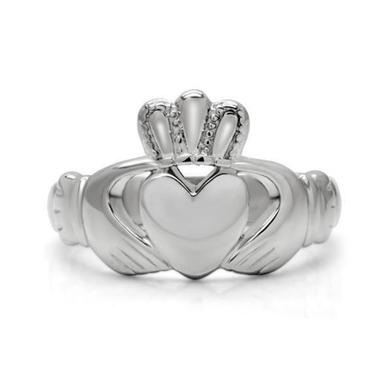 High polished (no plating) Stainless Steel Ring with No Stone