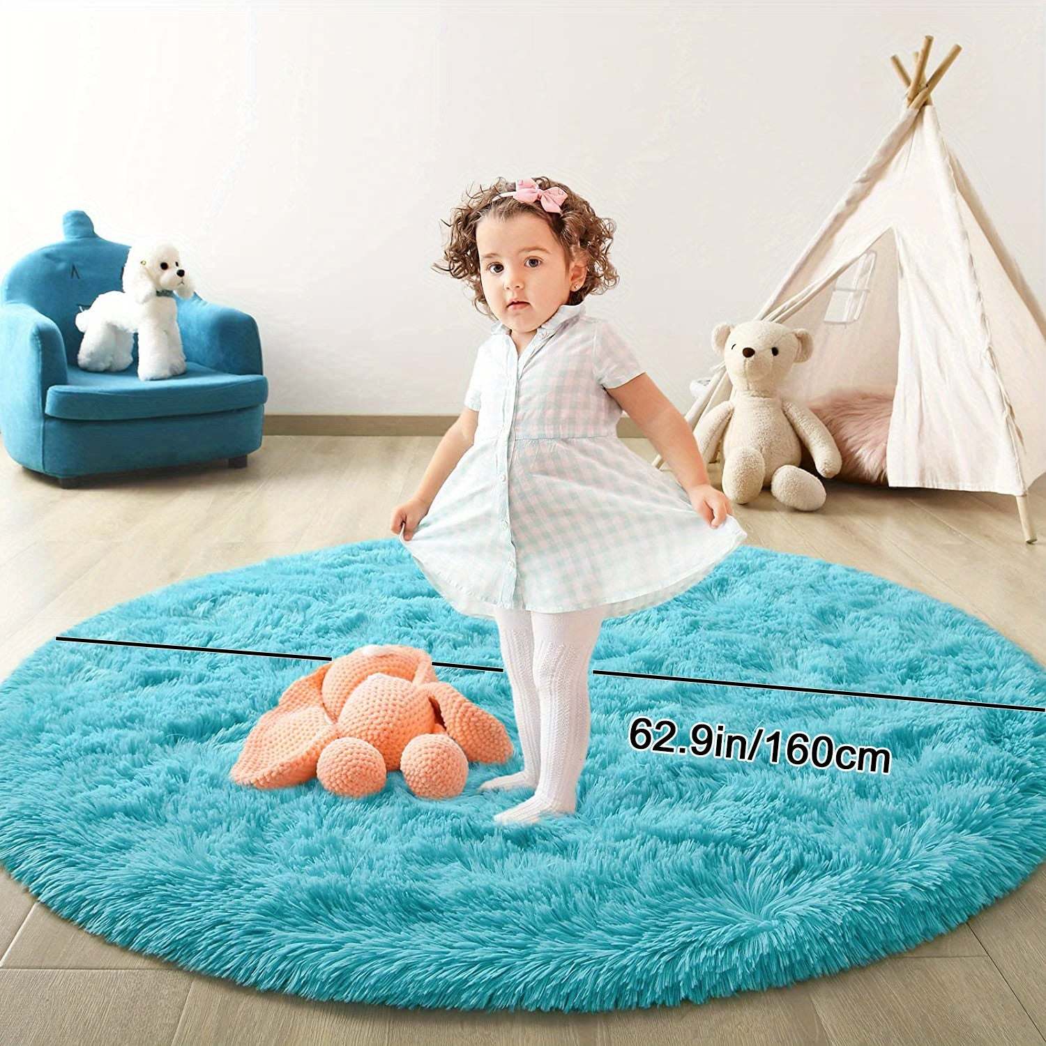 Cozy Nonslip Plush Rug perfect for Room Decoration