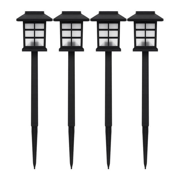 4PCS Solar Garden Lights Outdoor Waterproof Landscape LED Lights Pathway Yard