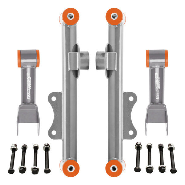 4x Rear Upper and Lower Tubular Control Arm Kits for Ford Mustang 1979-2004