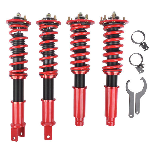 4Pcs Coilover Spring & Shocks Front Rear for Honda Accord VIII LX,SE,LX-P 2008-2012, Acura TSX 2009-2014