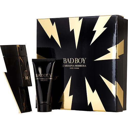 CH BAD BOY by Carolina Herrera EDT SPRAY 3.4 OZ & SHOWER GEL 3.4 OZ