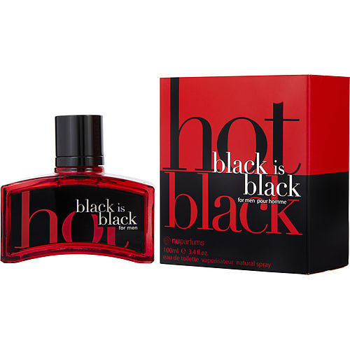 BLACK IS BLACK HOT by Nuparfums EDT SPRAY 3.4 OZ