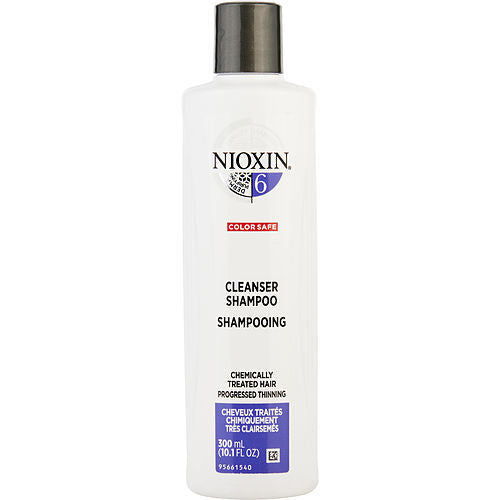 NIOXIN by Nioxin SYSTEM 6 CLEANSER FOR MEDIUM/COARSE NATURAL NOTICEABLY THINNING HAIR 10.1 OZ