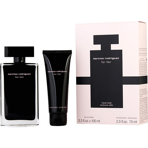 NARCISO RODRIGUEZ by Narciso Rodriguez EDT SPRAY 3.3 OZ & BODY LOTION 2.5 OZ (TRAVEL OFFER)