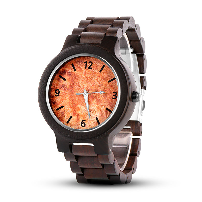 Handmade Fashion Full Wood Watch Men Watch