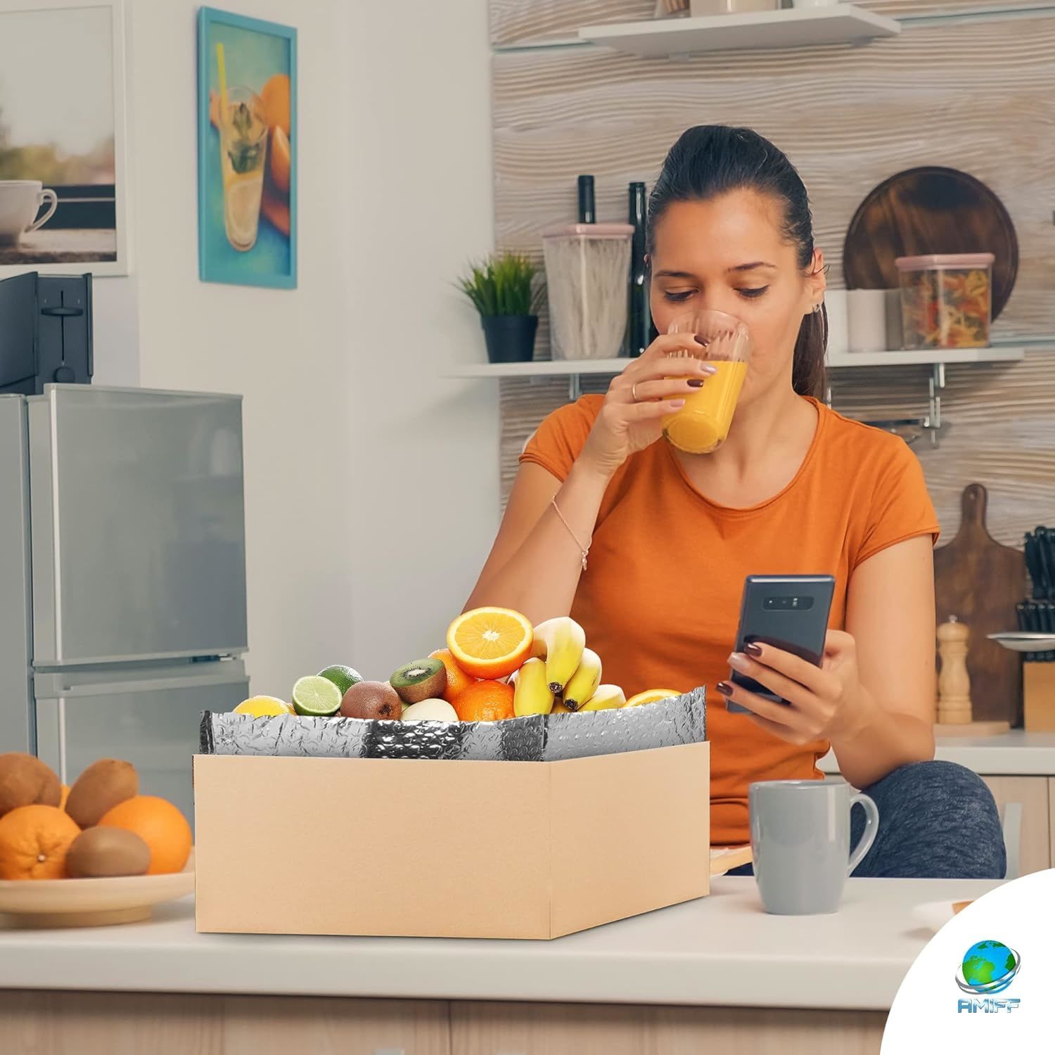 Insulated Box Liners Pack of 10 Thermal Box Liners 12 x 12 x 5.5 Box Size; Metalized Cold Shipping Boxes with Gusseted Bottom 12 x 12 x 5 1/2 for Froz