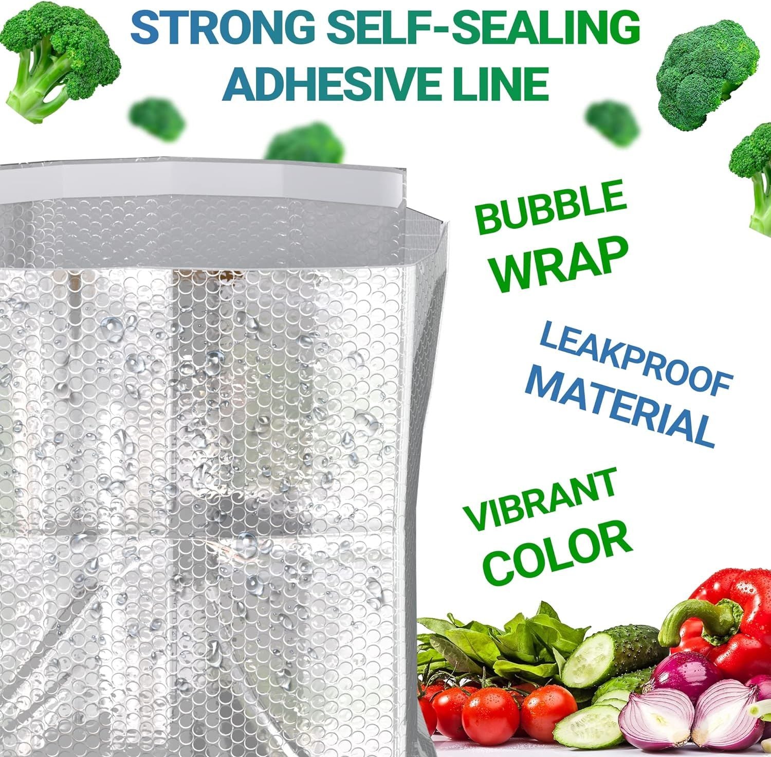 Pack of 10 Thermal Box Liners for 8x8x8 Box Size; Metalized Food Grade Box Liners with Gusseted Bottom 8 x 8 x 8 Insulated Box Pouches with Adhesive S