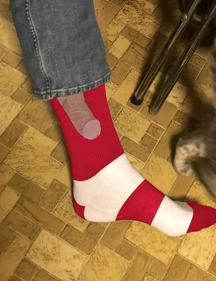 "Show Off" Socks Spoof Socks Knit Socks Socks