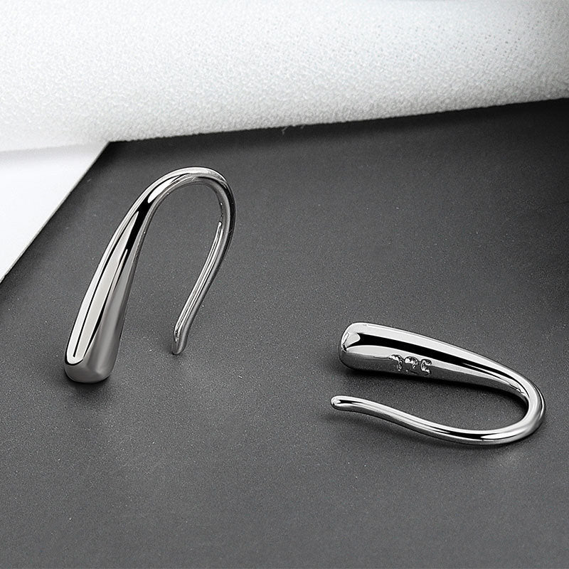 Women Earrings Plated Silver Jewelry Water Drop Shape Earrings for Women Creative Wedding Bride Jewelry