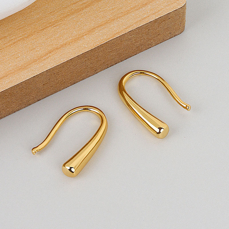 Women Earrings Plated Silver Jewelry Water Drop Shape Earrings for Women Creative Wedding Bride Jewelry