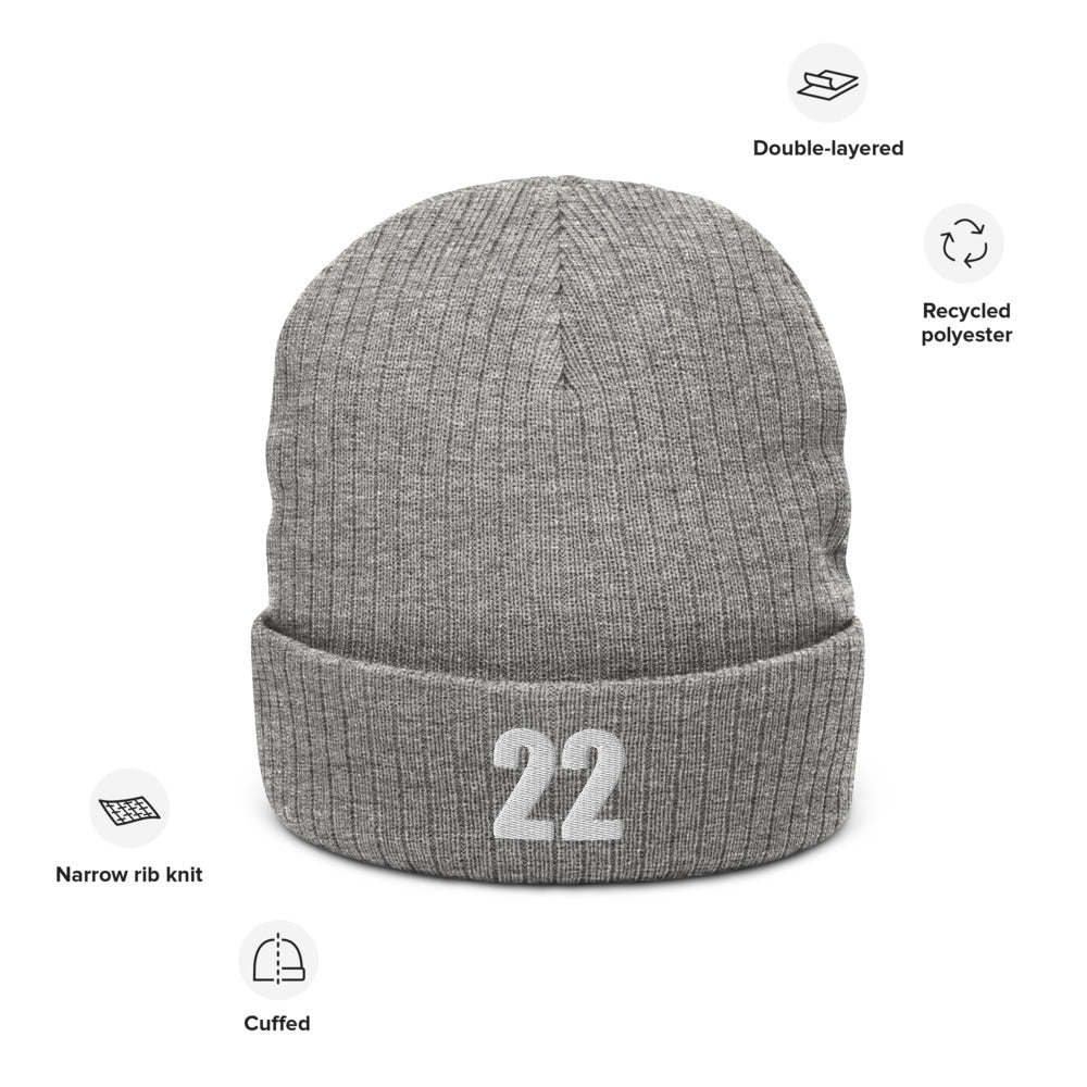 '22 Recycled cuffed beanie
