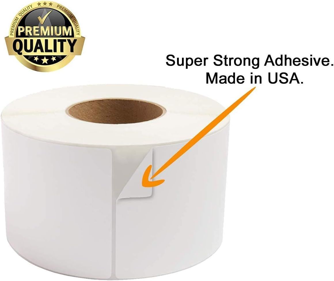 25000 Direct Thermal Labels 4 x 6. Very Sticky. Made in The USA. Direct Thermal Shipping Labels 4x6. Blank mailing Labels; 1" core. Сompatible with UP