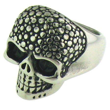 Detailed Skull Stainless Steel Ring / SCR4072