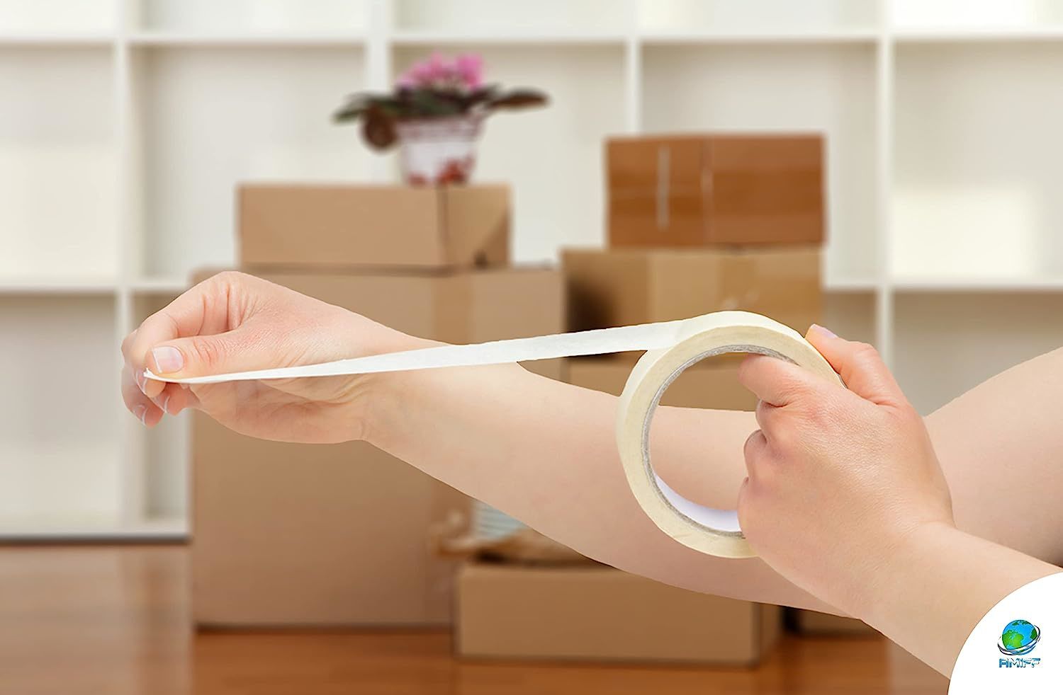 6 Pack 1.9 Mil - 2" x 1000' Clear Hotmelt Adhesive - Sealing Tape. Packing Rolls for Packaging; Shipping Boxes. Household & Office for Box Sealing; Sp