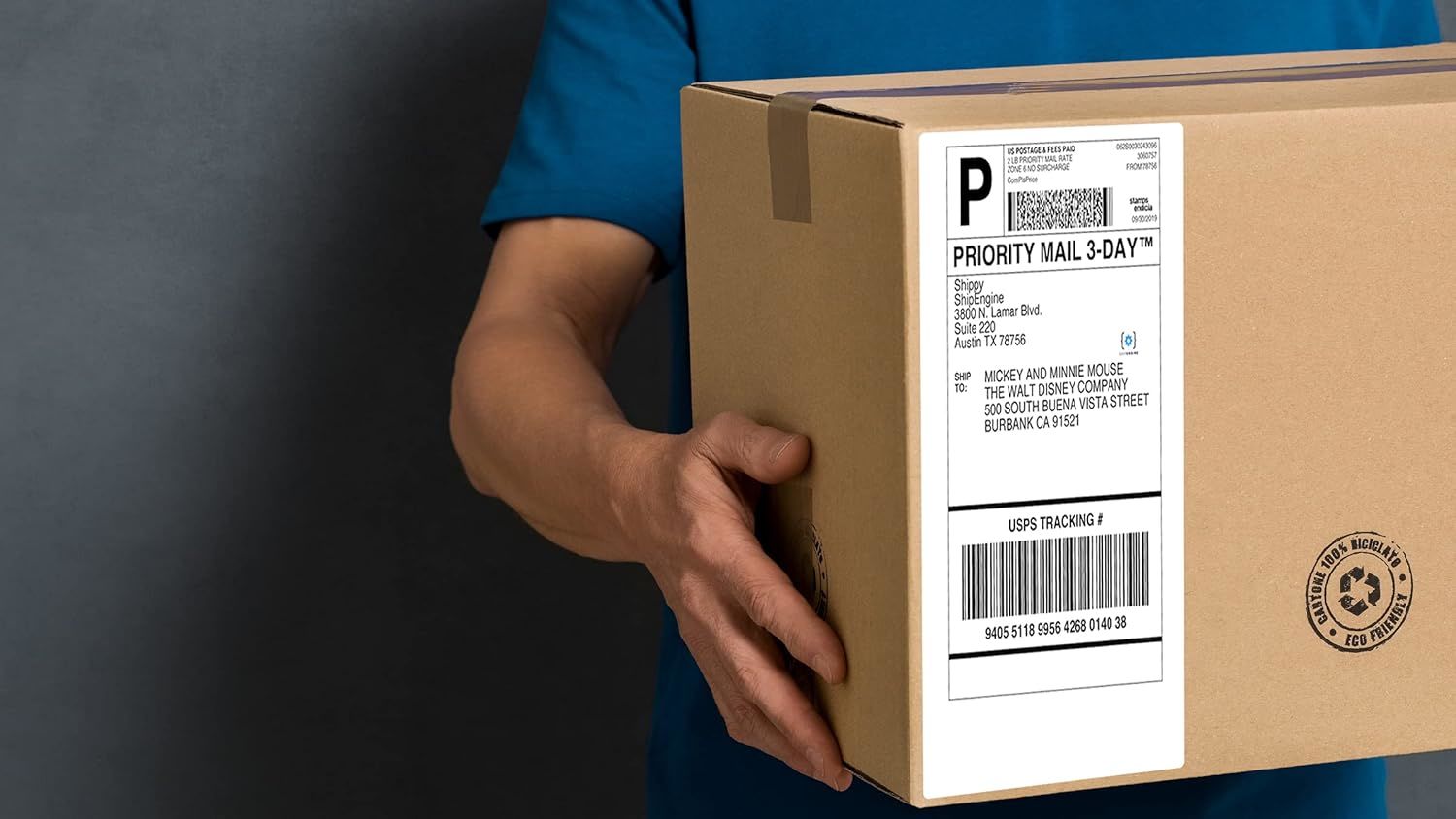 2000 Pack Direct Thermal Fanfold Labels 4" x 13". Self-Adhesive Rolls. Mailing Postage. Printing Paper. Blank for Shipping; barcoding