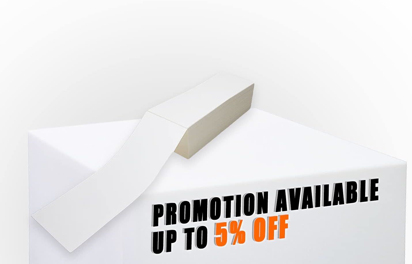 2000 Pack Direct Thermal Fanfold Labels 4" x 13". Self-Adhesive Rolls. Mailing Postage. Printing Paper. Blank for Shipping; barcoding