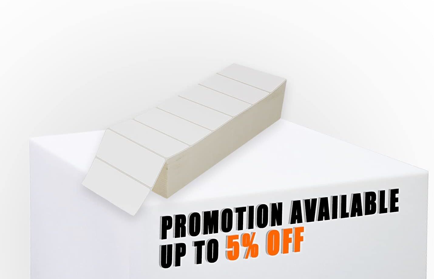 12000 Pack Direct Thermal Fanfold Labels 4" x 2". Self-Adhesive Rolls. Mailing Postage. Printing Paper. Blank for Shipping; barcoding