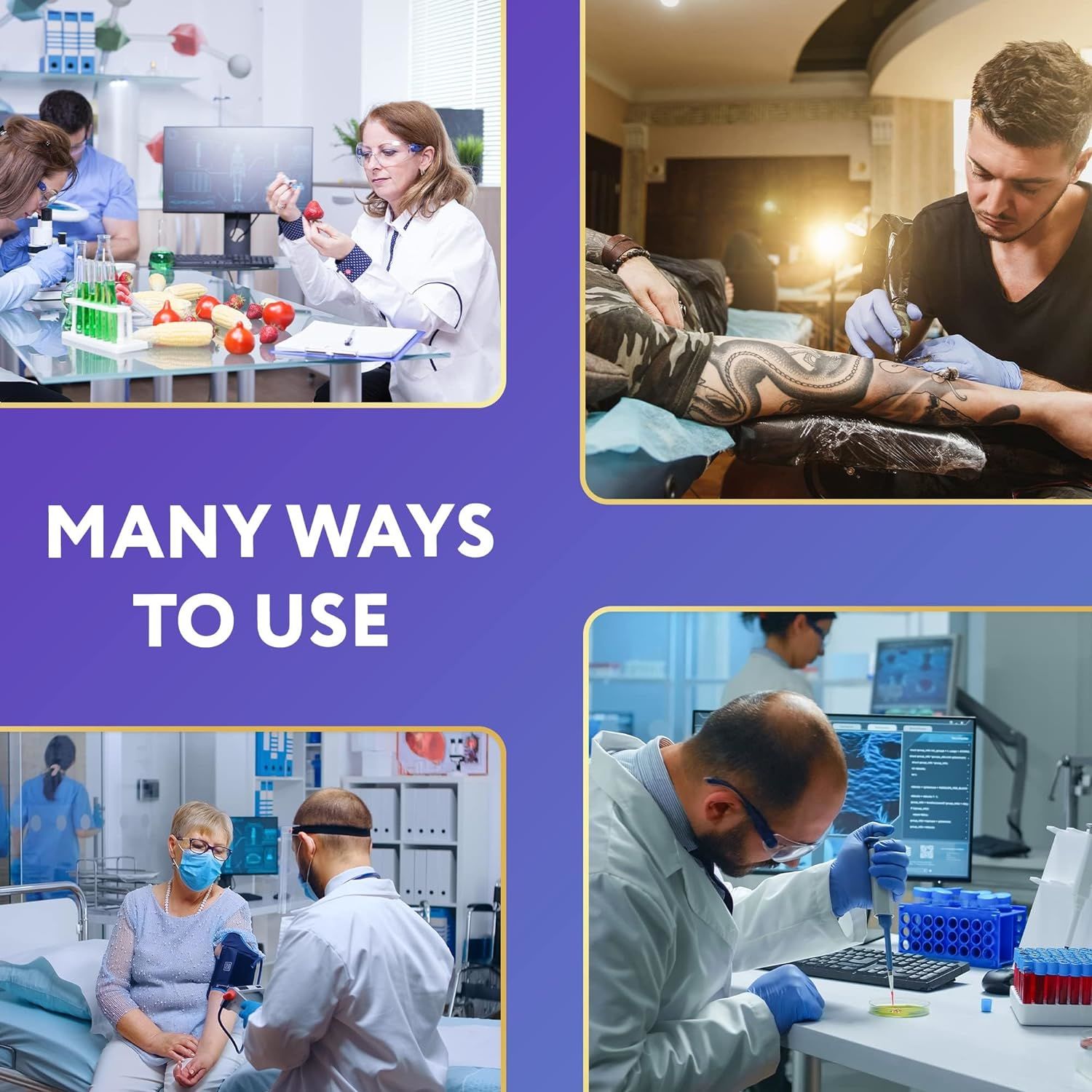 3 Wall Clear Specimen Bags 6 x 9; Polyethylene Red Biohazard Bags Pack of 100; Resealable Bags for Packaging 2 Mil; Waterproof and Durable Sample Bags