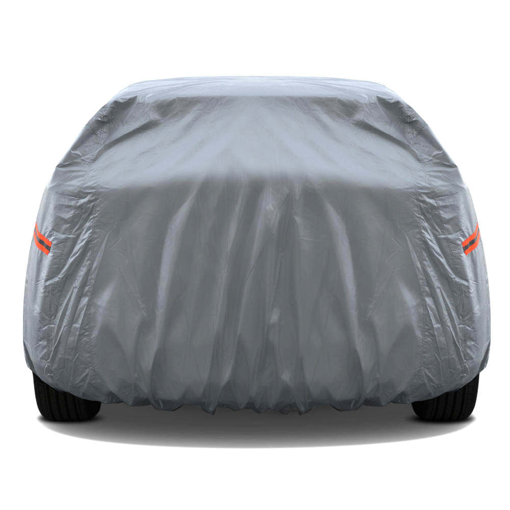 5 Layer Outdoor Car Cover Cotton Lining Breathable Waterproof Weather Protector for 186" to 193" Sedan and SUV