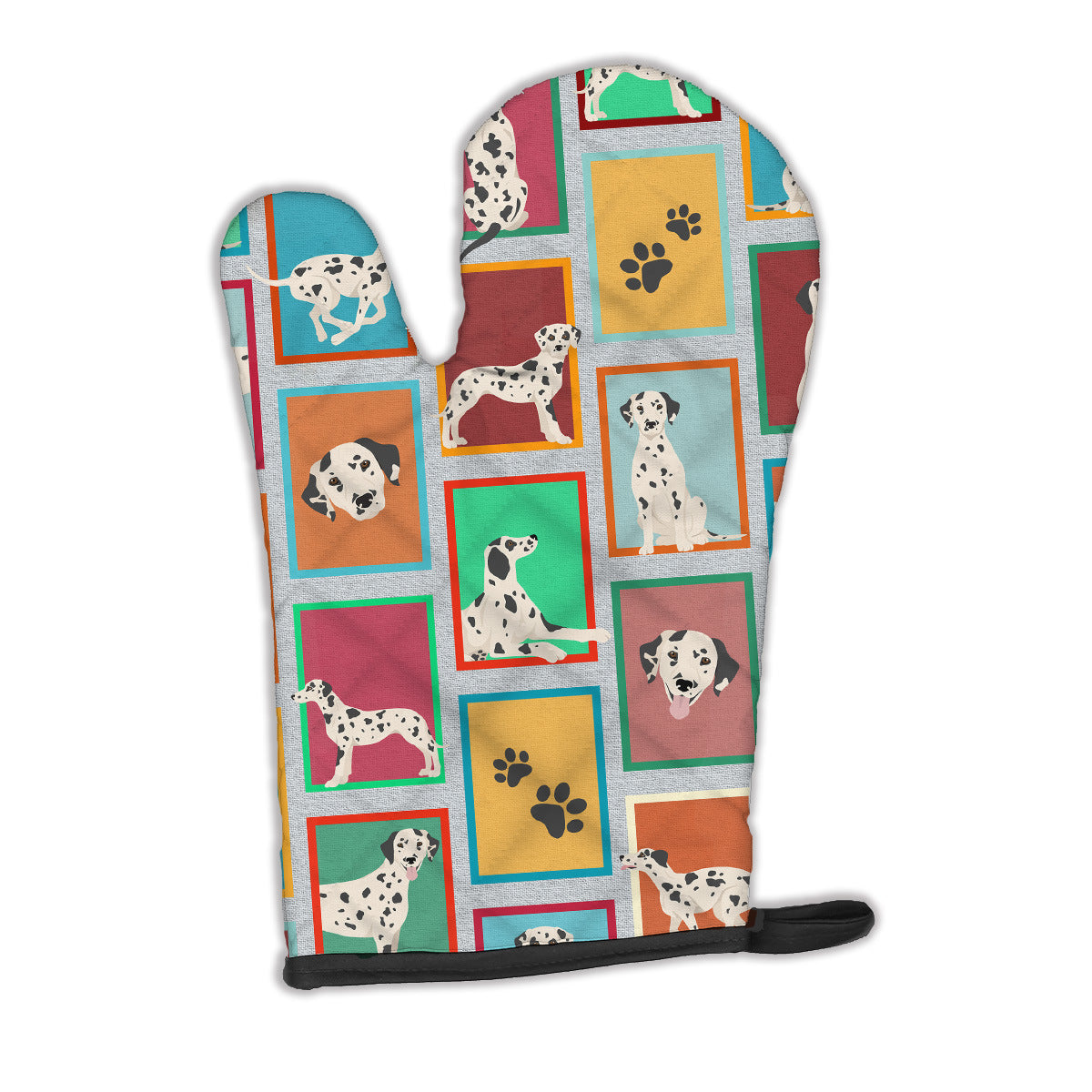 Lots of Dalmatian Oven Mitt Heat Resistant Thick Oven Mitt for Hot Pans and Oven, Kitchen Mitt Protect Hands, Cooking Baking Glove
