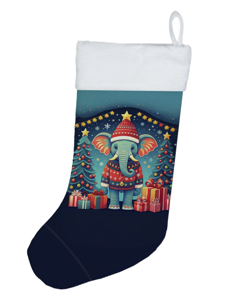 Elephant Christmas Christmas Stocking Fireplace Hanging Stockings Christmas Season Party Decor Family Holiday Decorations