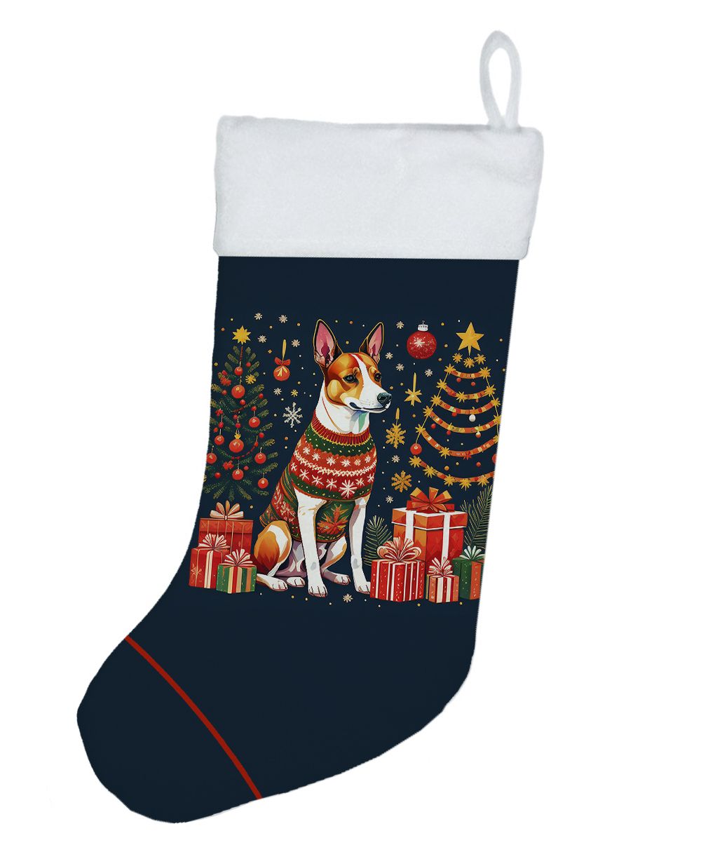 Basenji Christmas Christmas Stocking Fireplace Hanging Stockings Christmas Season Party Decor Family Holiday Decorations