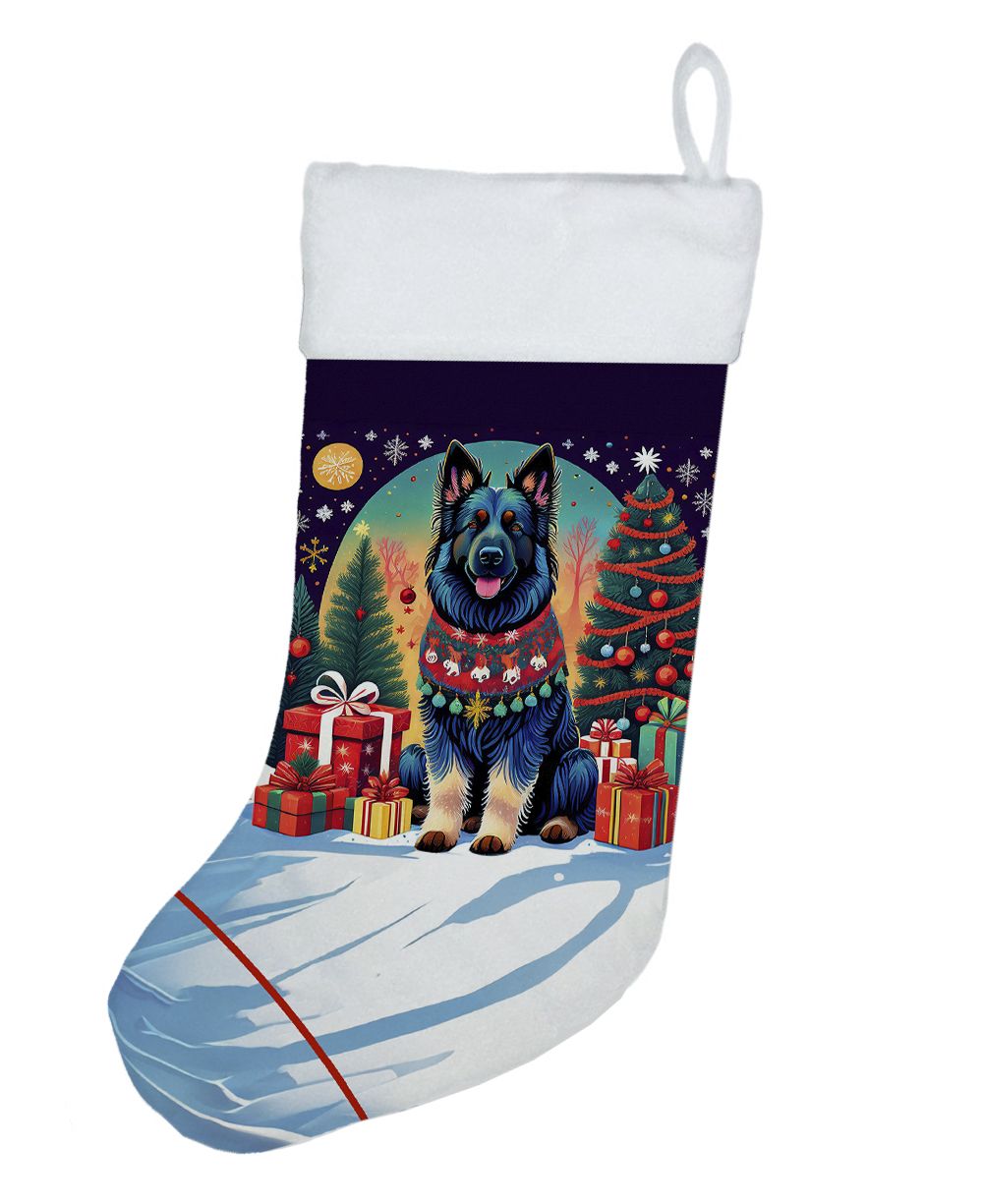 Belgian Sheepdog Christmas Christmas Stocking Fireplace Hanging Stockings Christmas Season Party Decor Family Holiday Decorations