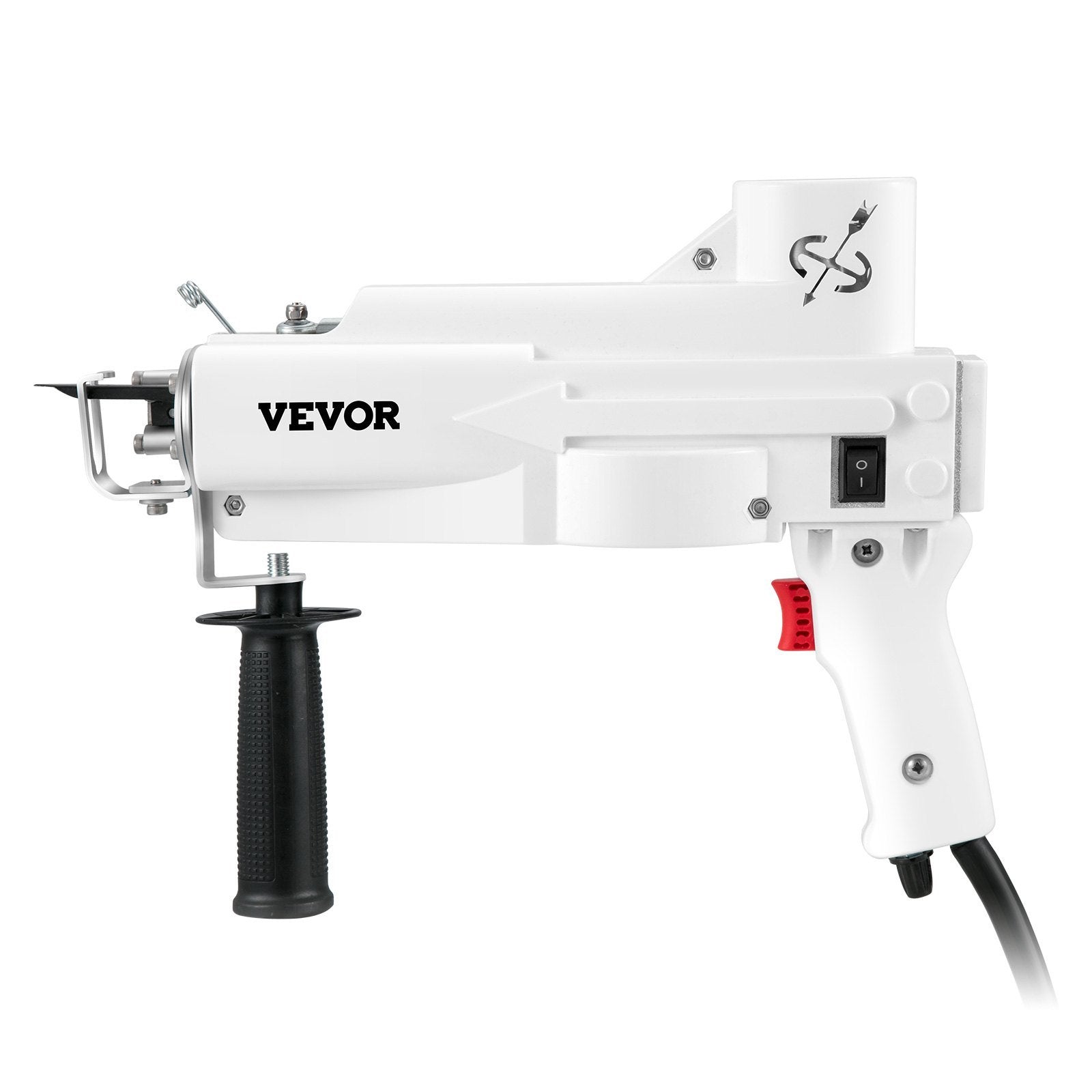 VEVOR Tufting Gun, Cut Pile Electric Carpet Weaving Flocking Machine, Rug Machines Starter Kit, 7-27 Stitches/sec High Speed Rug Making Tools, 4-25 mm Adjustable Height, 110V