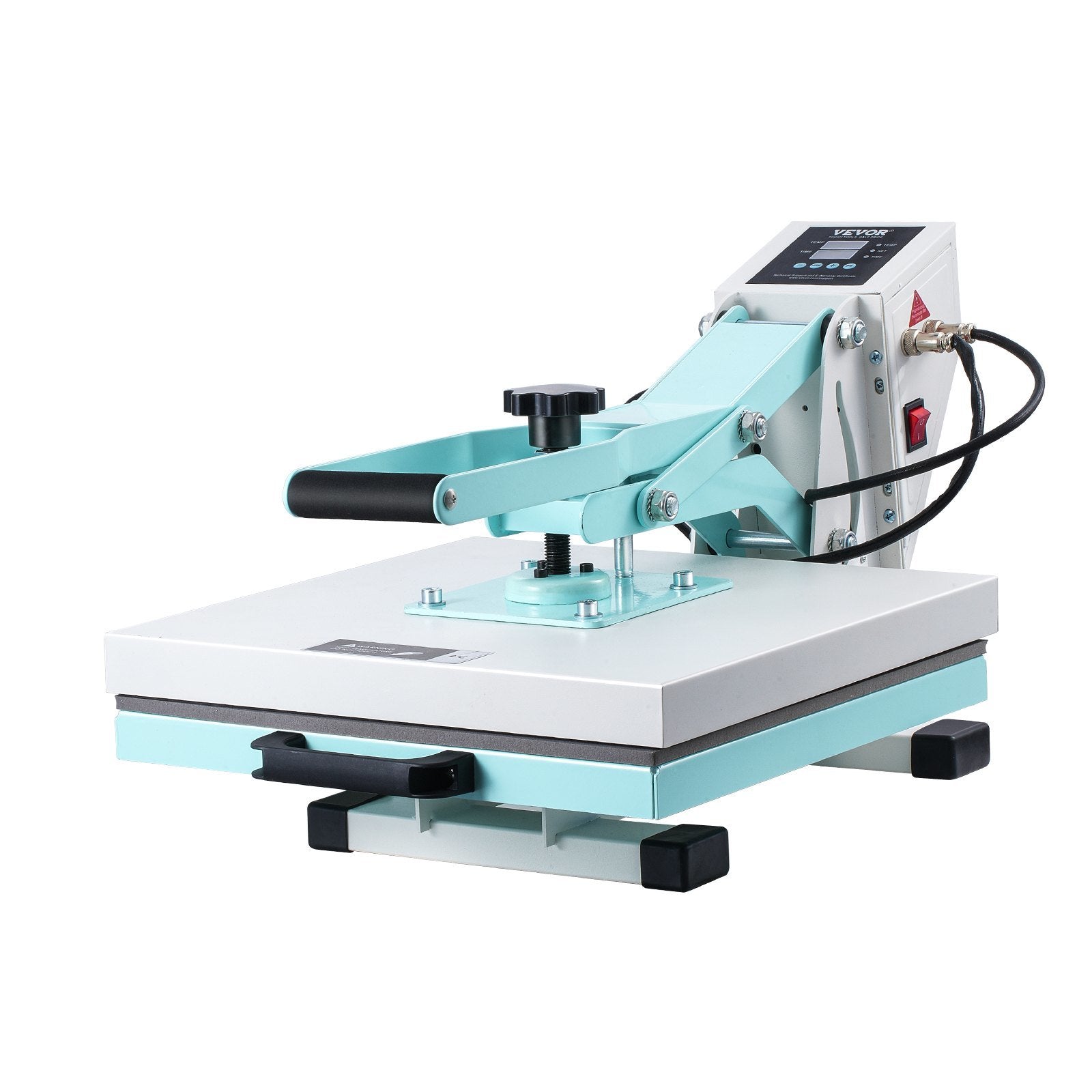 Heat Press Machine 15x15 in Slide Out Heat Transfer Machine T-Shirts Green