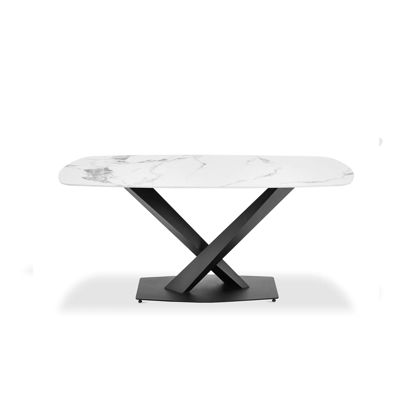 Free Combination Modern Matte Sintered Stone Dining Table 70.8 x 35.4 x 29.5inch