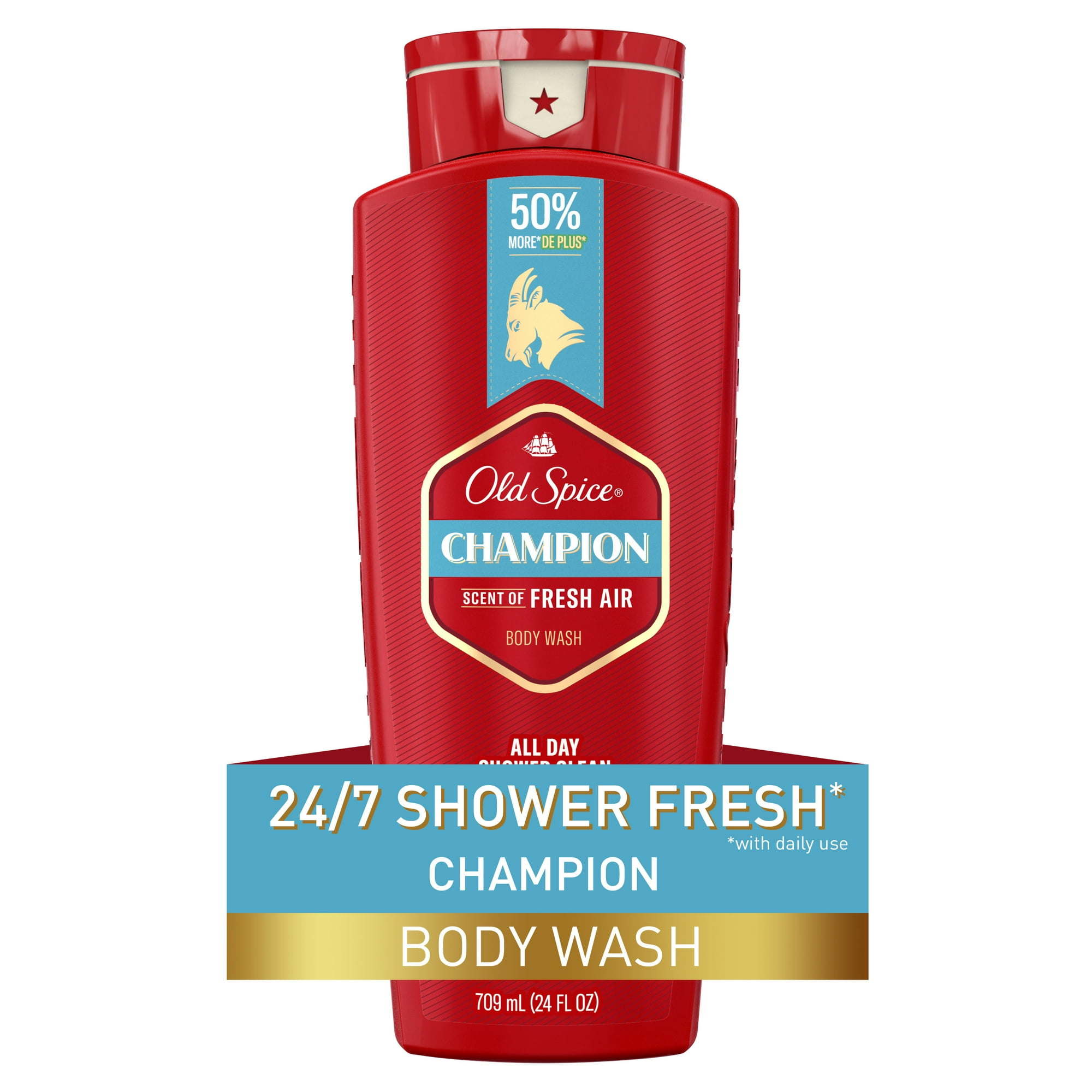 Old Spice Body Wash for Men, Champion, for All Skin Types, 24 fl oz
