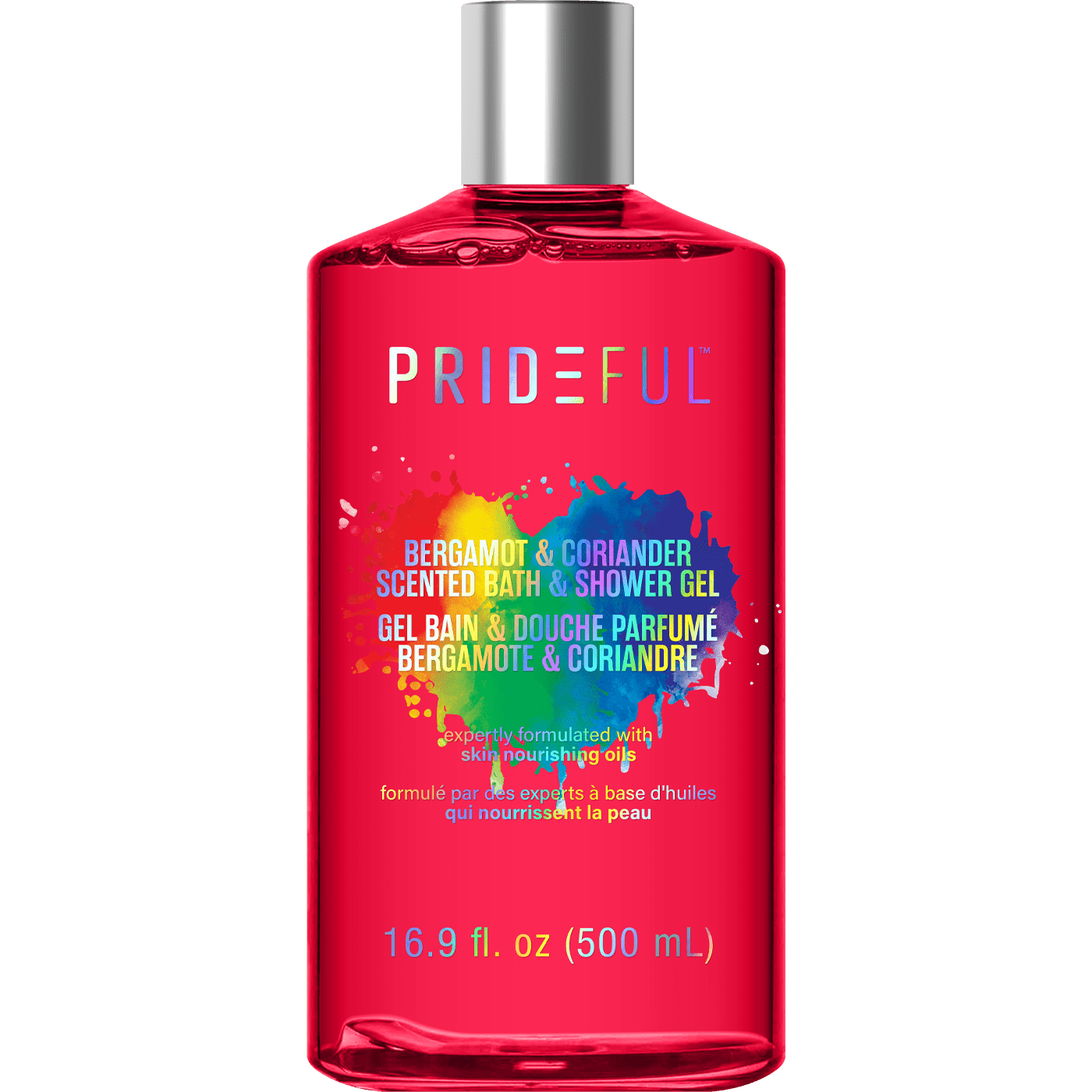 Prideful Scented Bath & Shower Gel, Bergamot & Coriander, 16 fl oz